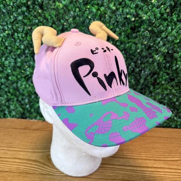 My Hero Academia Pinky Japan Anime Manga Izuku Midoriya Adjustable Hat Cap Horns - Picture 2 of 7